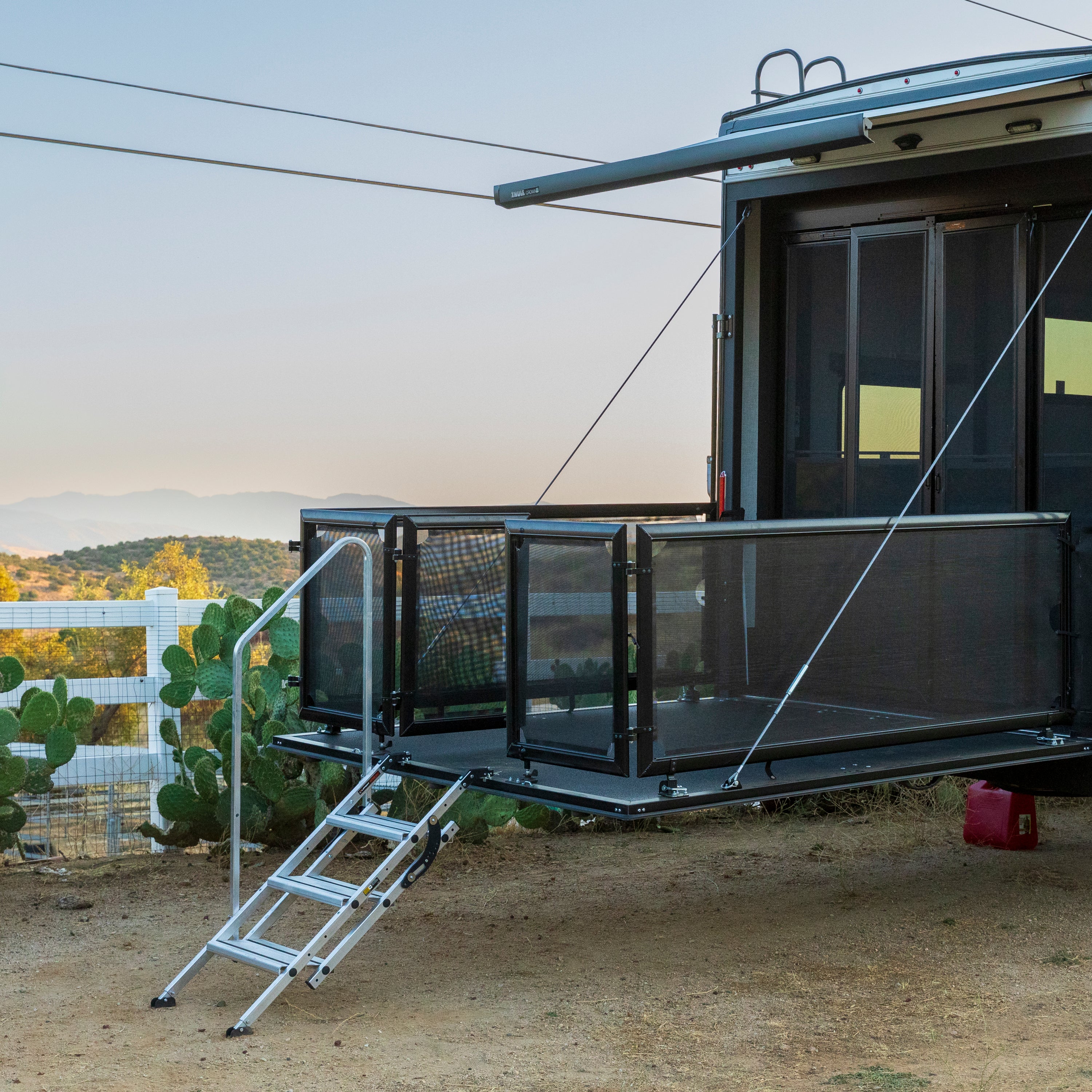 Lippert Victory Step Entry Assist Handrail For Rv Steps - Image 8