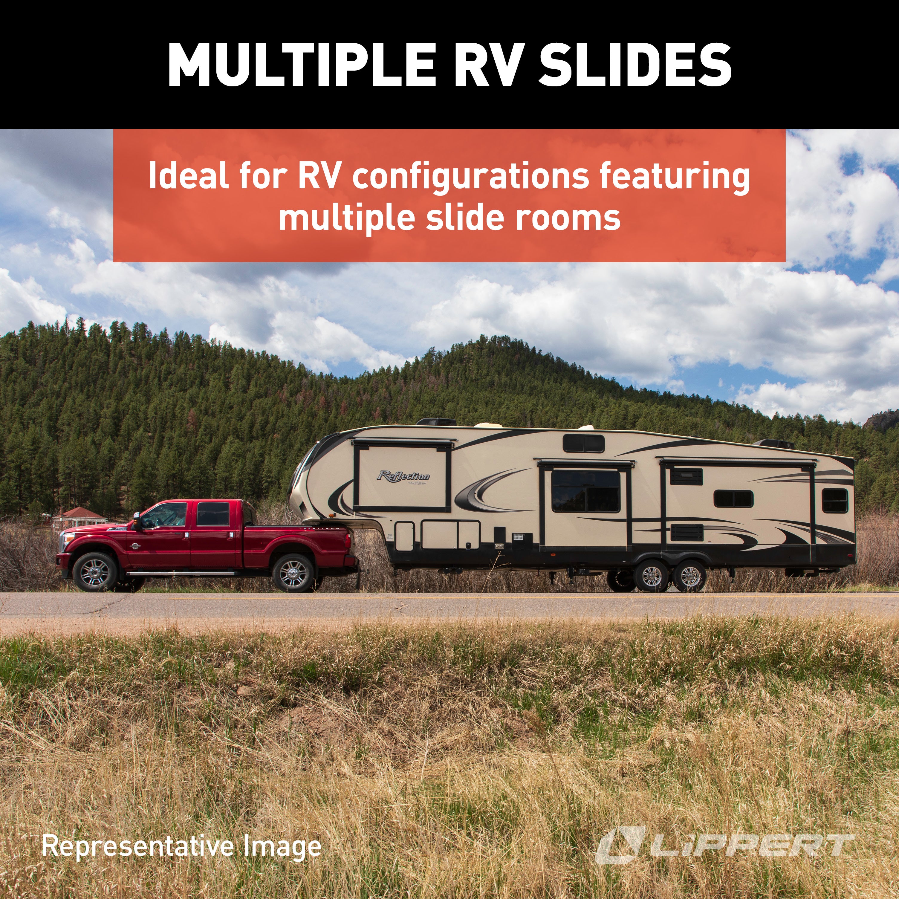 Lippert 53" Hydraulic Cylinder With 38" Stroke; 1-1/2" Bore; 3/4"-10 Thread - Image 4