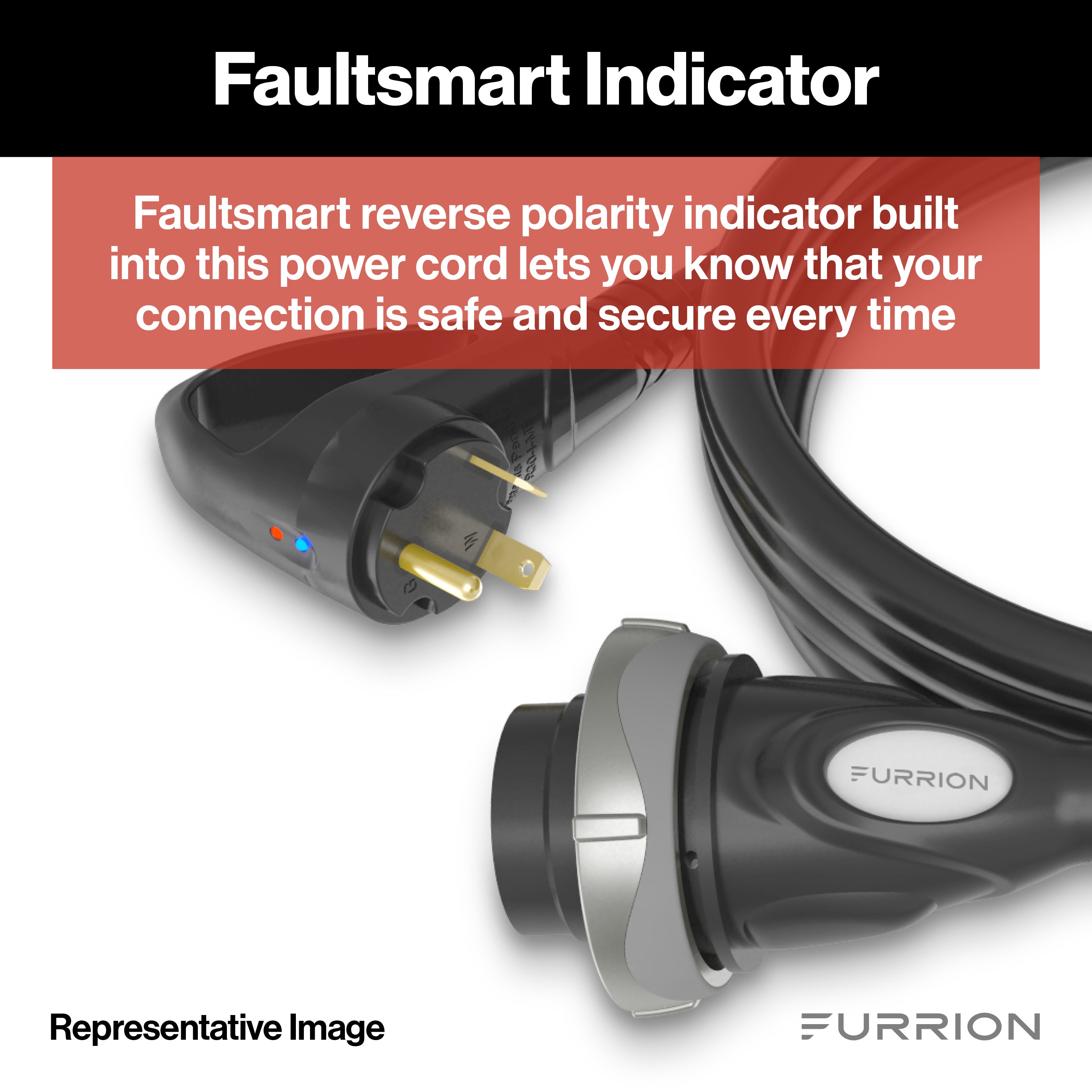 Furrion Faultsmart 36' Rv Power Cord - 30A, 125V, Black #F30R36-Sb-Oem - Image 4