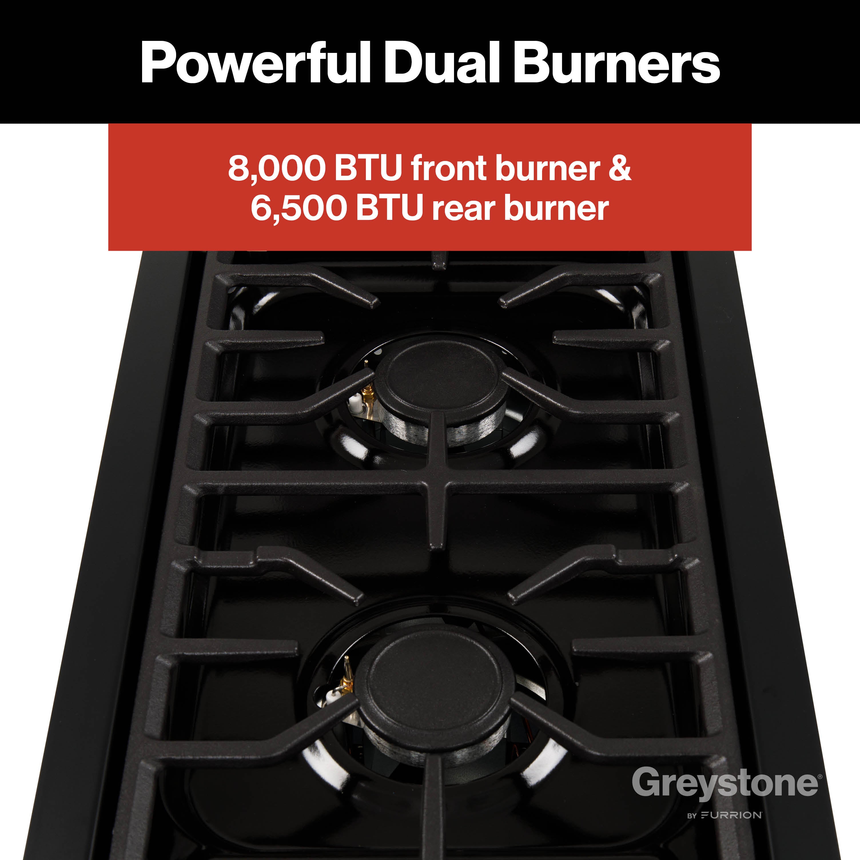 Greystone by Furrion 12 inch 2-burner RV gas cooktop GGH12D2MA1B-BL 2023045680 image 4