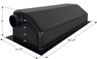 14 Gallon RV Waste Holding Tank Right End Drain 15.5" x 39.25" x 9" (HT702ED) Ships in 2 days