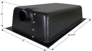 17 Gallon RV Waste Holding Tank Center End Drain 32 3/4" x 21" x 9" (HT620AED) - ships in 2 days