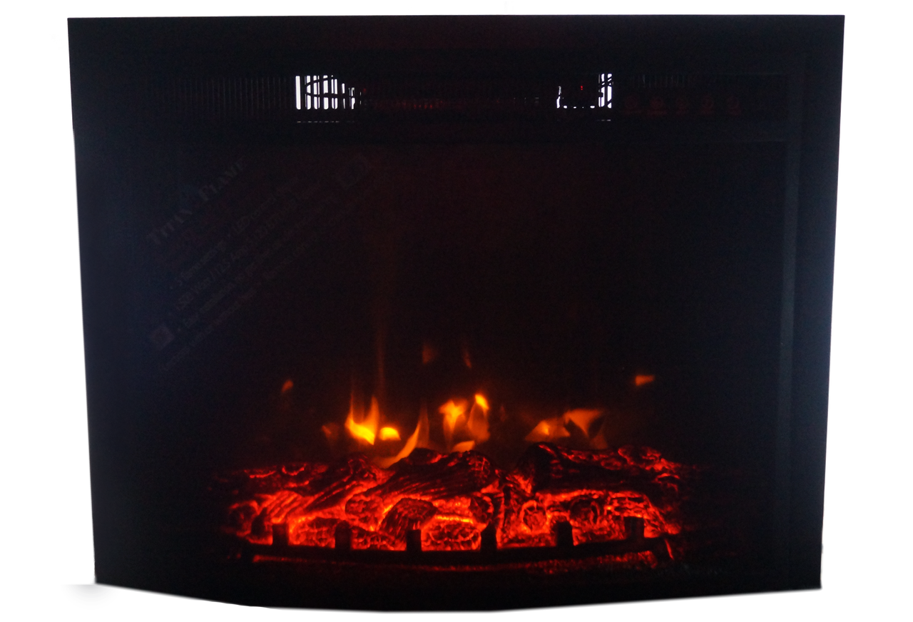 Titan Flame Model EF-30B 26 Curved Insert Electric Fireplace – PaixiShop