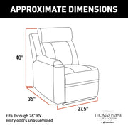 Heritage Series RV Theater Seating Recliner - Right Hand Configuration by Thomas Payne