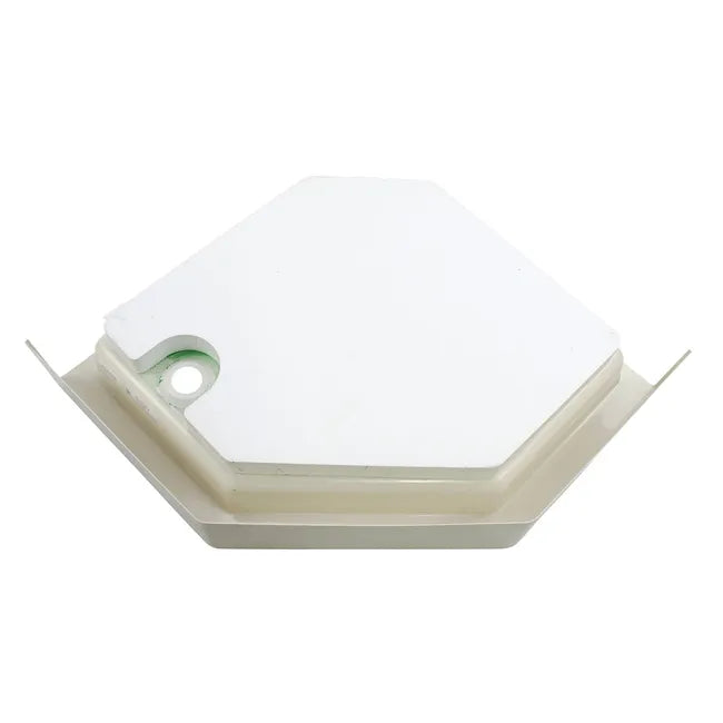 32" x 32" Neo Angle Shower Pan, Right Drain by Lippert Parchment Only 209415