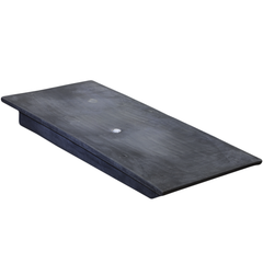 Elkhart Plastics - 30 Gallon RV Holding Tank - 60" x 28" x 6" - Right End Recessed Drain - H1256003