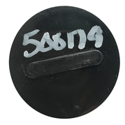 2" Black Spin Patch (1" Hole Size) Part # 51AB