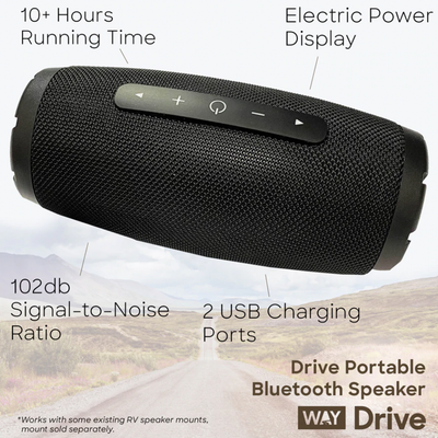 DRIVE Portable RV Bluetooth Speaker 2022302352 Model # EEVD-08 (As See
