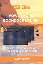 100 Watt Solar Panel Expansion Kit by Elite 2022302362/7MYY-0100-P   IN STOCK