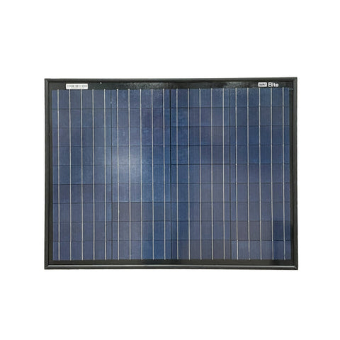 50 Watt Glass Framed Solar Panel Kit by Elite 2022302184/7MMC-0050-K   IN STOCK