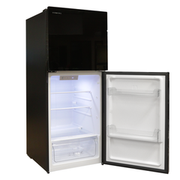 Everchill 10.7 Cu Ft Black Glass 12 Volt Refrigerator - Right Hand Door - 2022302077/107785