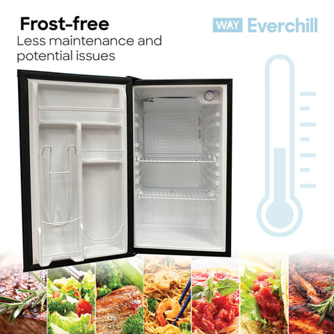 Everchill 3.2 Cubic Foot 110 Volt Mini Fridge  2022302283/BC-90   Stock Out, will have stock to ship mid-June