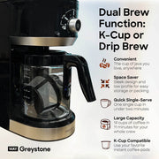 Instant Heating K-Cup & Drip Coffee Maker    2022302189/CM1203-UL