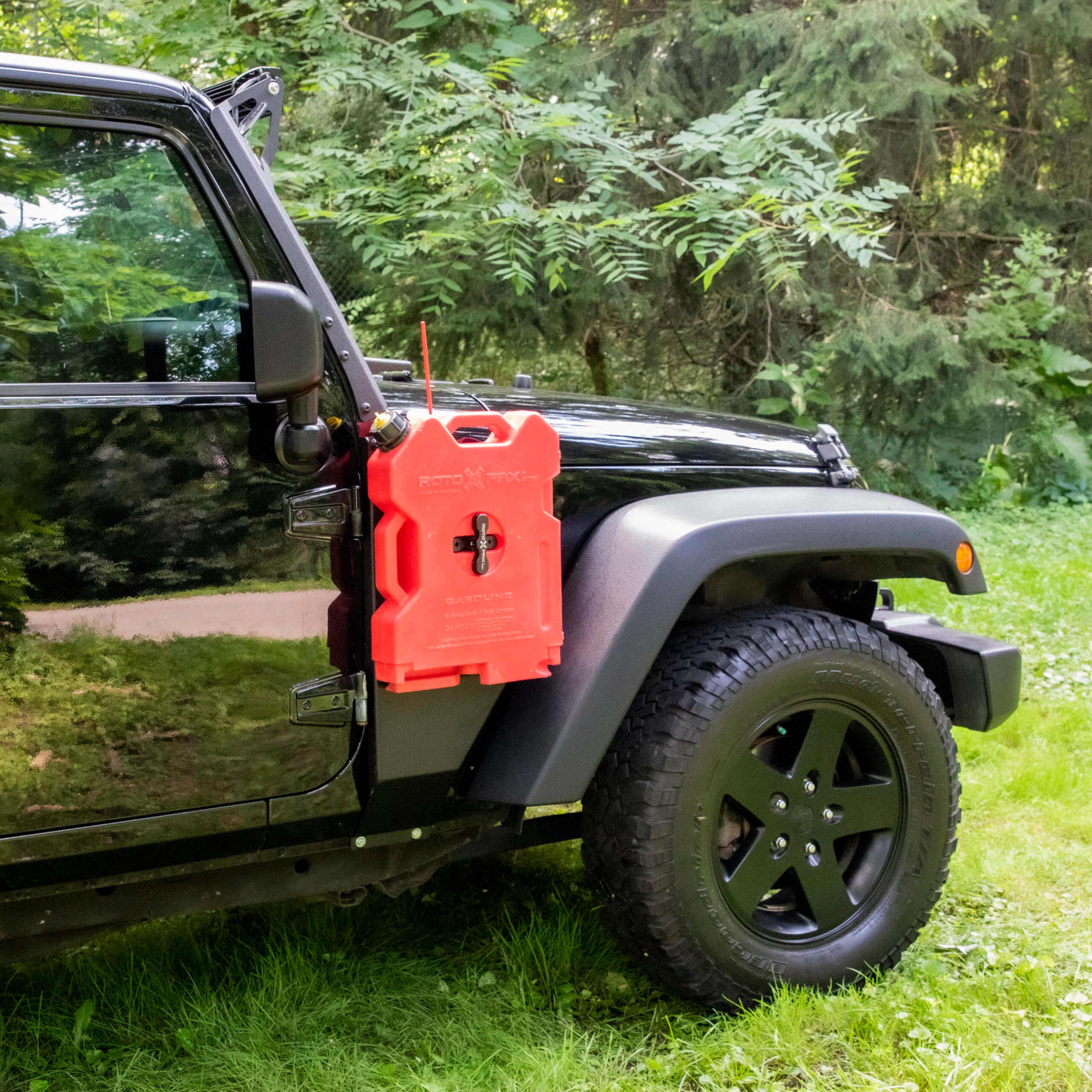 MORryde JP54-014 Jeep Wrangler JK Side Mount Passenger Side for Rotopax fuel -