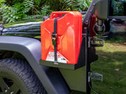 JP54-018 Jeep Wrangler JK Side Jerry Can Mount w/Tray (driver side) - IN STOCK