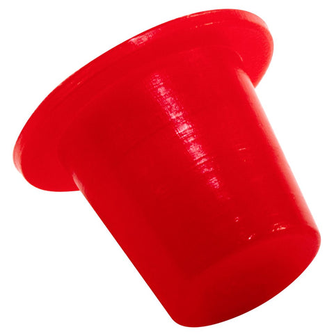 1" (1.04") Round Red Polypropylene Plug  T-12X (In Stock)