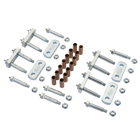 UO12-016 Heavy Duty Shackle Upgrade Kit for Tandem Axle Trailers - IN STOCK