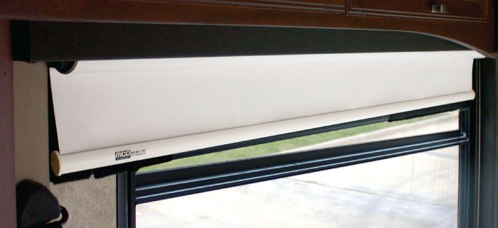 MCD American Series SOLO Roller Shades - Night Vinyl (No Valance) - Custom Sizes Available