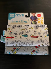 BUMKINS Snack Bag - Waterproof/Washable - 3-1/2" x 7" (2 pack)