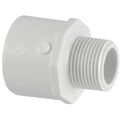 PVC Sch. 40 - MALE ADAPTER (MIPT x SLIP)  4604