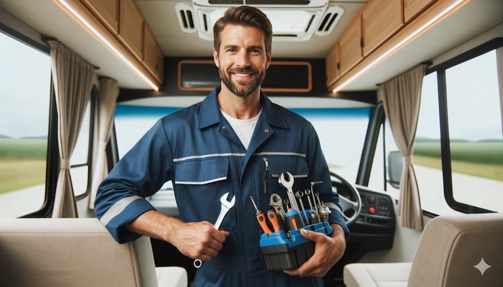 Certified RV service technician